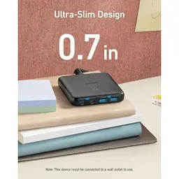 Зарядний пристрій адаптер Anker PowerPort 543 Atom III Slim 4 65 W 4 порти (A2046) - мініатюра 2