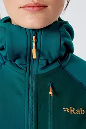 Флісова кофта Rab Superflux Hoody wmns 12 Темно-бірюзовий - мініатюра 4