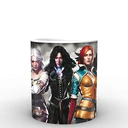 Кухоль GeekLand The Witcher Відьмак Трісс Єнніфер Цирі TW.02.021. 330 мл білий - мініатюра 3