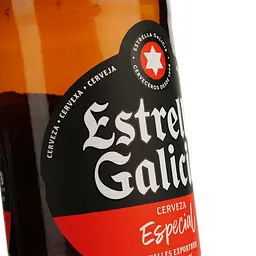 Набір пива Estrella Galicia Especial світле 5.5% 1.98 л (0.33 л x 6 шт.) + келих в подарунковій упаковці - мініатюра 4