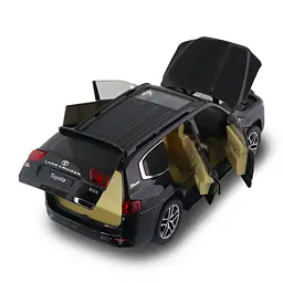 Автомодель TechnoDrive Toyota Land Cruiser 1:24 чорна (KM08222) - мініатюра 6