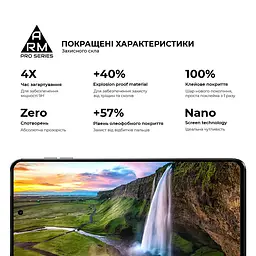 Захисне скло на Motorola G55 5G з олеофобним покриттям, Pro, повне проклеювання, антистатичний і пиловідштовхуючий шар, 9H, самоклеючеся, 2.5D, на весь екран, антистатичний клей, ArmorStandart (ARM81170) - мініатюра 5