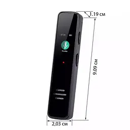 Диктофон цифровий з активацією голосом Savetek GS-R63, 16 Гб пам'яті (100566) - мініатюра 8