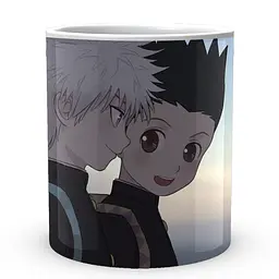 Кухоль GeekLand Hunter x Hunter Мисливець х мисливець Гон Киллуа HH 02.21 330 мл білий - мініатюра 2