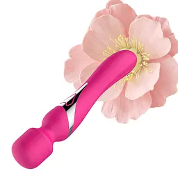 Вібратор B - Series Fox Dual Massager Pulsator 22.6 см (рожевий) - мініатюра 16