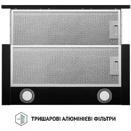 Витяжка телескопічна Perfelli TL 6212 BL 700 LED - мініатюра 6