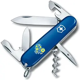 Ніж Victorinox Spartan Ukraine 91мм 12функ син Квіткове серце - мініатюра 4