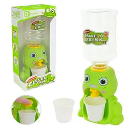 Іграшковий міні-кулер для води Clever Frog у вигляді жаби з резервуаром та склянкою (8073)