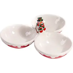 Мінажниця Різдво МВМ My Home KP-83 120х90х145 мм червоно-біла (KP-83 RED/WHITE)