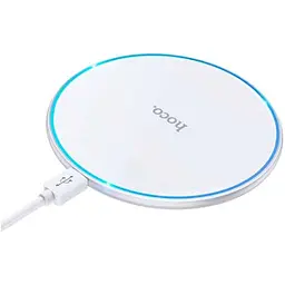 Бездротовий зарядний пристрій Hoco Easy Wireless Charger CW6 Pro White [103862]
