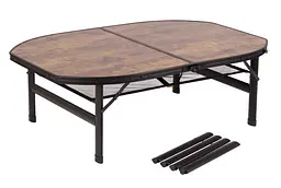 Стіл Bo-Camp Melrose Oval 120x80 cm Black/Wood look (1404220) - мініатюра 2