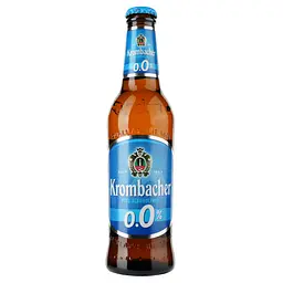 Пиво безалкогольне Krombacher Alkoholfrei, світле, фільтроване, 0,5%, 0,33 л