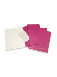 Записник Moleskine Cahier великий, Нелінований Кінетичний Рожевий (CH023D17) - мініатюра 4