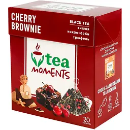 Чай чорний Tea Moments Cherry Brownie 20 шт. x 1.8 г - мініатюра 3