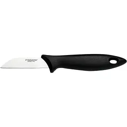 Кухонний ніж Fiskars Essential для чищення овочів чорний 7 см (1065580)