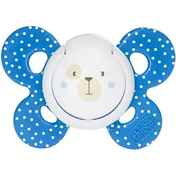 Силіконова пустушка Chicco Physio Comfort, 6-16 міс., блакитна (74913.21.00.00) - мініатюра 2