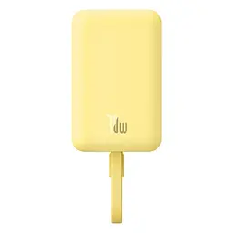 Універсальна мобільна батарея Baseus Magnetic Mini 10000mAh, 30W Yellow (P1002210BY23-00) - мініатюра 2