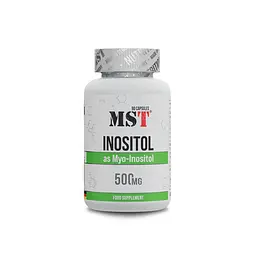 Інозітол MST Myo-Inositol 500 mg, 90 капсул для підтримки нервової системи та метаболізму