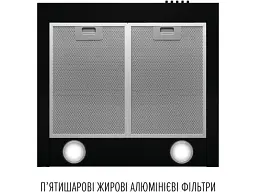 Витяжка Perfelli COSTA 5HM NERO - мініатюра 4