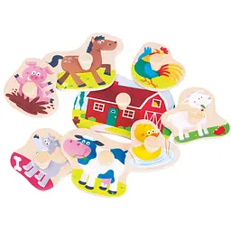 Пазл New Classic Toys Ферма, 8 частин (10430) - мініатюра 3