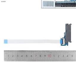 Шлейф+плата Sata HDD/SSD для HP 255 G4 250 G5, 15-BA 15-AC 15-AF 15-AY, (LS-C703P, 817878-001, 8pin) - мініатюра 2