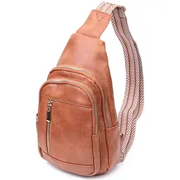 Цікава слінг сумка для жінок з екошкіри Vintage 18,5х29х8 см sum0026961