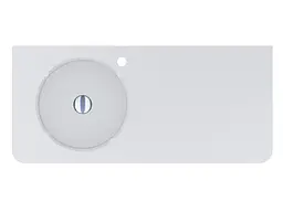 Умивальник Miraggio LOOP 1000 L (8813930) Miramarble, Глянцевий, Підвісний, Білий - мініатюра 3