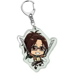 Брелок акриловий Атака титанів Ханджі Зое Attack on Titan Hange Zoë 5 см