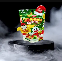 Желейні цукерки Cokoc 5D Peelable Gummies Mixed Fruit Christmas 60г - мініатюра 3