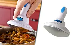 Пристрій магніт для збору жиру з поверхні їжі жировловлювач Handy Gourmet Fat, Kitchen Master 85829 - мініатюра 4