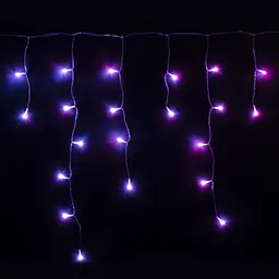 Twinkly Smart LED Гірлянда Twinkly Icicle RGB 190, Gen II, IP44, довжина 5м, кабель прозорий - мініатюра 7