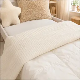 Плед дитячий MirSon Premium Pique White 90х110 см (2200013893592) - мініатюра 6