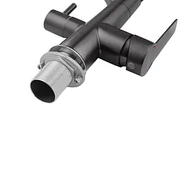 Змішувач для кухні з підключенням до фільтра Kroner KRP Edelstahl Klassisch - PVD03817BLK Графіт - мініатюра 8