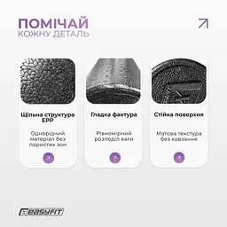 Масажний ролик EasyFit PolyFoam Roller EPP 30 см - мініатюра 4