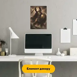 Дерев'яний фігурний пазл puzzlean Лють спарти, А2, Дерев'яна коробка 300+ елементів - мініатюра 6