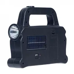 Акумуляторний LED ліхтар-прожектор Hurry Bolt HB-6169 із сонячною панеллю та USB-виходом - мініатюра 5
