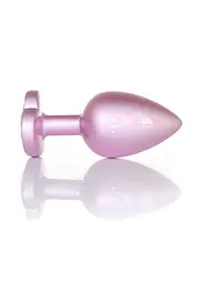 Анальна пробка - Jewellery Pearl Pink Heart Plug Clear L - мініатюра 2