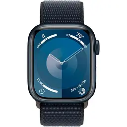 Смарт-годинник Apple Watch Series 9 GPS 41mm Midnight Aluminum Case with Midnight Sport Loop [MR8Y3] [98306] - мініатюра 2