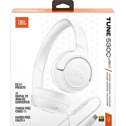 Навушники JBL Tune 530C USB-C White (JBLT530CWHT) - мініатюра 8