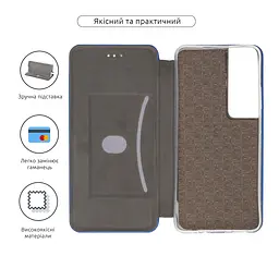 Чехол-книжка для Realme C65 4G, G-Case, синий, кожаный чехол-книжка из экокожи (PU) и TPU, с магнитом, с подставкой и вместительным кардхолдером, противоударный, защита всего корпуса, ArmorStandart (ARM77875) - мініатюра 3