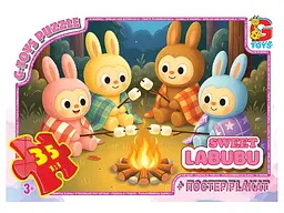 Пазли G-Toys Веселі Лабубу 35 елементів
