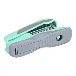 Степлер Buromax пластиковий PASTEL, 20 аркушів, (скоби №24, 26), 111 х 62 х 32 мм, м'ятний (BM.4215-38) - мініатюра 3