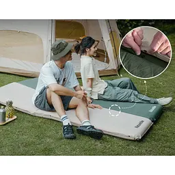 Килимок самонадувний Naturehike (CNK2450WS020) 10 см - одномісний - темно-зелений - мініатюра 6