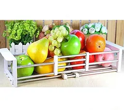 Кухонна полиця Kitchen Drain Shelf Rack багатофункціональна, складана від 33 см до 48 см - мініатюра 8