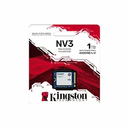 Накопичувач SSD M. 2 Kingston NV3 1000GB NVMe 2230 PCIe 4. 0 x4 3D NAND - мініатюра 2