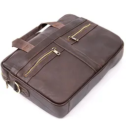Сумка для ноутбука 20453 Vintage коричнева - мініатюра 9