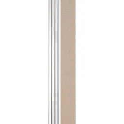 Рейка декоративна Wall Sticker PS 2900х160х11 мм Бежева зі сріблом SW-00002150- - мініатюра 5