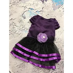 Сукня для собак "Retro Satin" фіолет S Multibrand zoo0005960