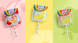 Льодяники Skittles Lollipop Fruit Pink Pack 54г - мініатюра 4