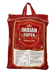 Рис басматі Indian Super Extra Long пропарений довгозернистий 5 кг, Індія - мініатюра 2